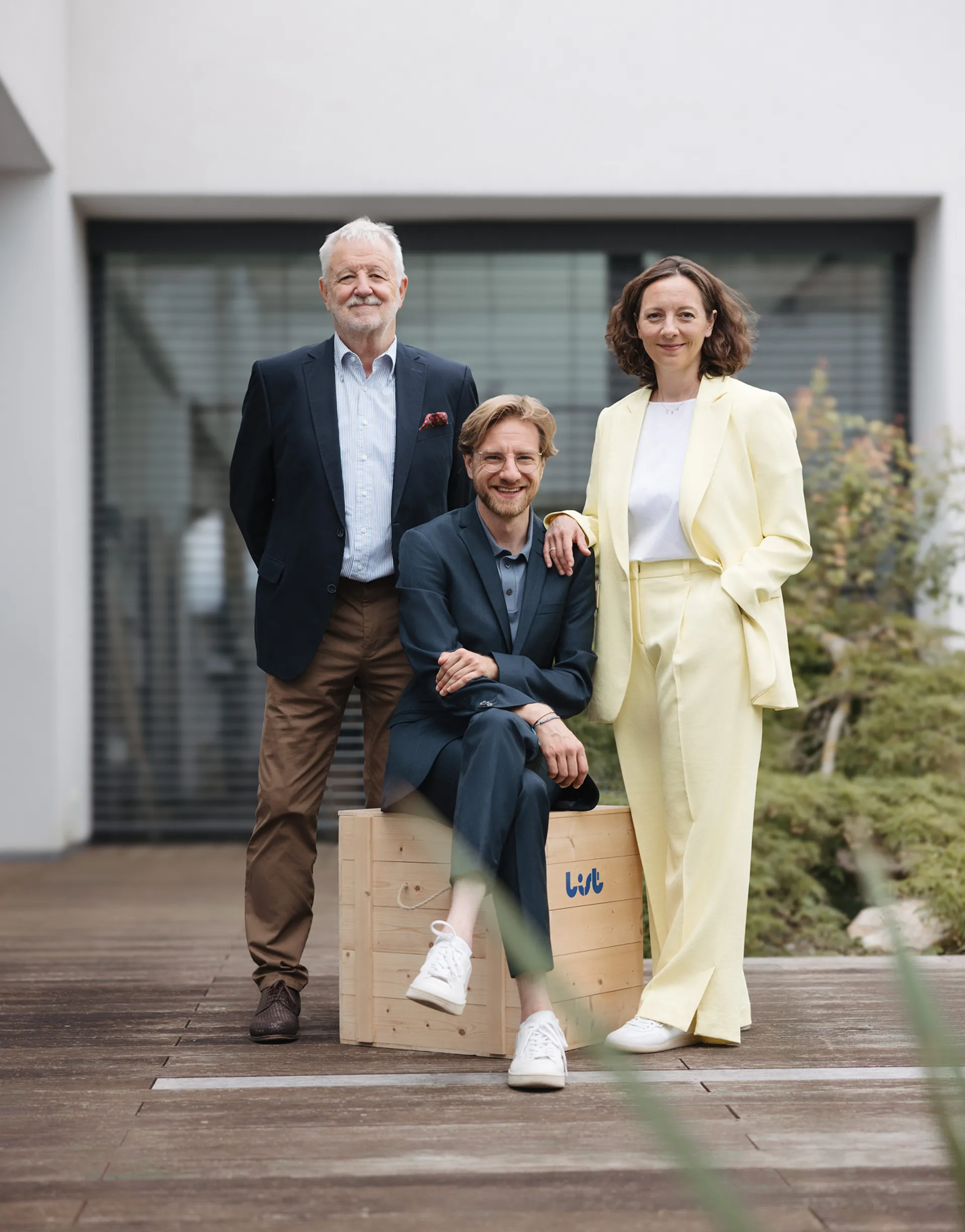 Reinhard List, Bertram List and Theresa Ludwiger-List